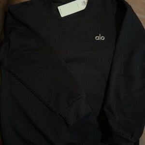 ALO Yoga Women's Black Crewneck Sweater
